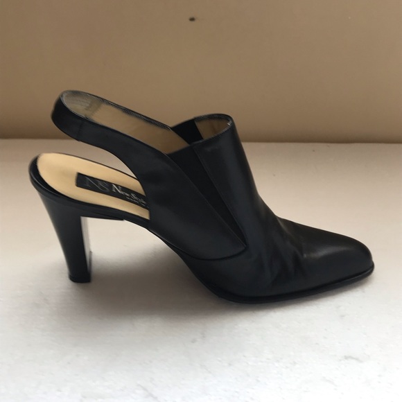 EUC NEW STYLE Italian Leather Sling- Backs Size 8 - Picture 2 of 8